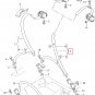 Audi 4H0857807J V04 Three-Point Safety Seat Belt Rear Middle A8, OE (Genuine)