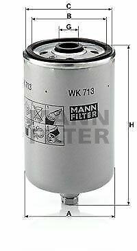 MANN WK713 Fuel filter for VOLVO
