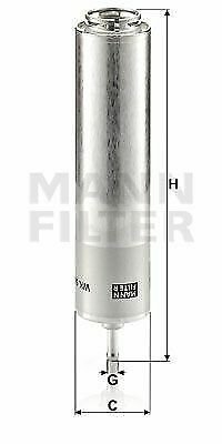 MANN WK5001 Fuel filter for ALPINA, BMW