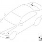 BMW 63146920690 Front Bumper Reflector RIGHT E46 2003-2006 Facelift  (OE GENUINE