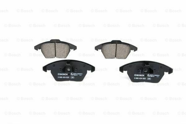 BOSCH 0986424825 Brake Pad Set, disc brake for AUDI, CITRO&Atilde;�N, PEUGEOT, SEAT, SKO