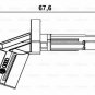 BOSCH 0265007930 Sensor, wheel speed for AUDI, BENTLEY, PORSCHE, VW