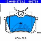 ATE 13.0460-2753.2 Brake Pad Set, disc brake for RENAULT