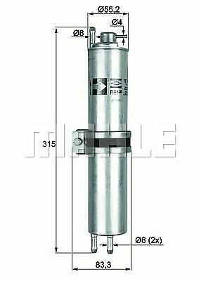 MAHLE KLH 12 Fuel filter for ALPINA, BMW