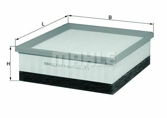 MAHLE LX 2077/4 Air Filter for BMW
