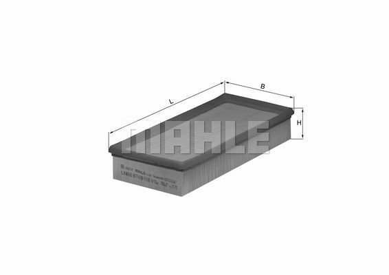 MAHLE LX408 Air Filter for ALPINA, BMW