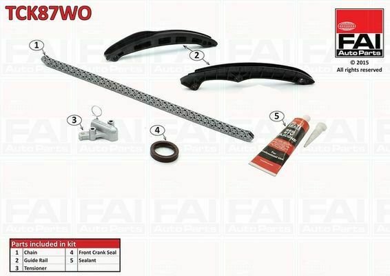 FAI AUTOPARTS TCK87WO Timing Chain Kit for AUDI, SKODA, VW