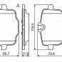 BOSCH 0986494759 Brake Pad Set, disc brake for BMW