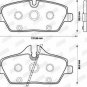 JURID 573137JC Brake Pad Set, disc brake for BMW