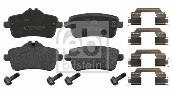 FEBI 16990 Brake Pad Set, disc brake for MERCEDES-BENZ