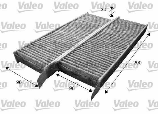 VALEO 715555 Filter, interior air for CITRO&Atilde;�N, DS, PEUGEOT