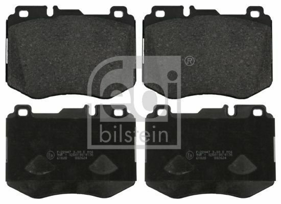 FEBI 16986 Brake Pad Set, disc brake for MERCEDES-BENZ