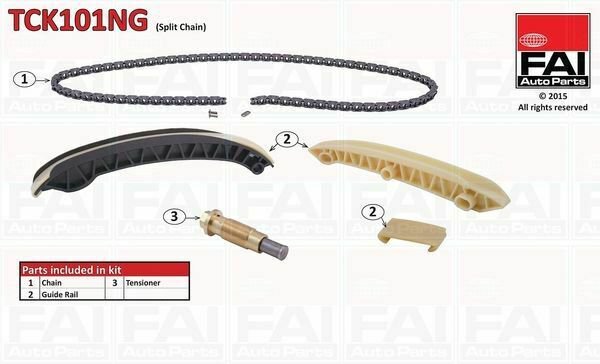 FAI AUTOPARTS TCK101NG Timing Chain Kit for CITRO&Atilde;�N, MERCEDES-BENZ