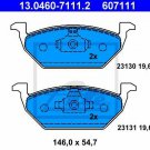 ATE 13.0460-7111.2 Brake Pad Set, disc brake for AUDI, SEAT, SKODA, VW