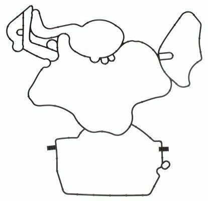 ELRING 122.472 Gasket, housing cover (crankcase) for AUDI, PORSCHE, VW