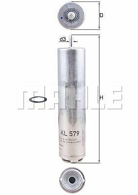 MAHLE KL 579D Fuel filter for ALPINA, BMW, MINI