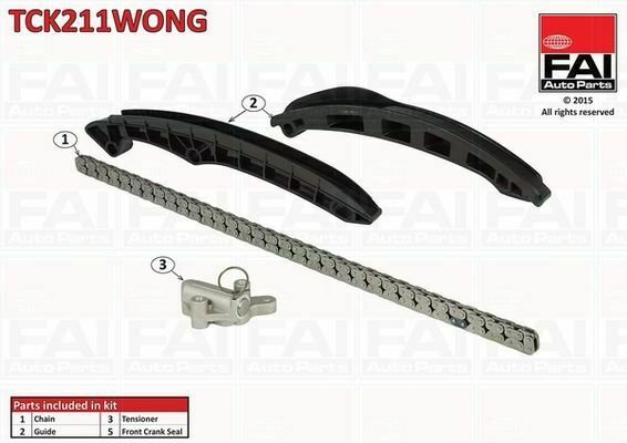 FAI AUTOPARTS TCK211WONG Timing Chain Kit for AUDI, SEAT, SKODA, VW