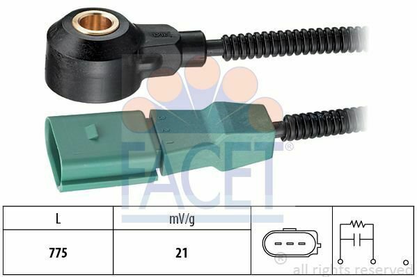 FACET 9.3251 Knock Sensor for VW