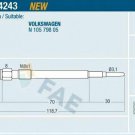 FAE 74243 Glow Plug for AUDI, SEAT, SKODA, VW