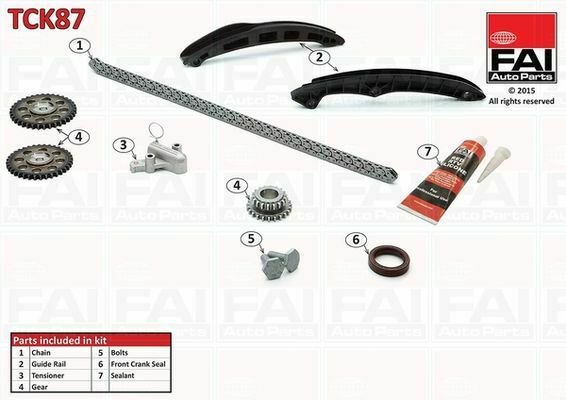 FAI AUTOPARTS TCK87 Timing Chain Kit for VW
