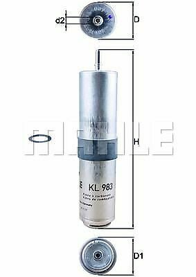 MAHLE KL 983D Fuel filter for BMW, MINI