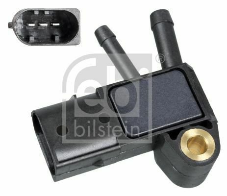 FEBI 43587 Sensor, exhaust pressure for MERCEDES-BENZ, SMART