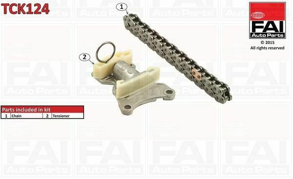 FAI AUTOPARTS TCK124 Timing Chain Kit for AUDI, SEAT, SKODA, VW