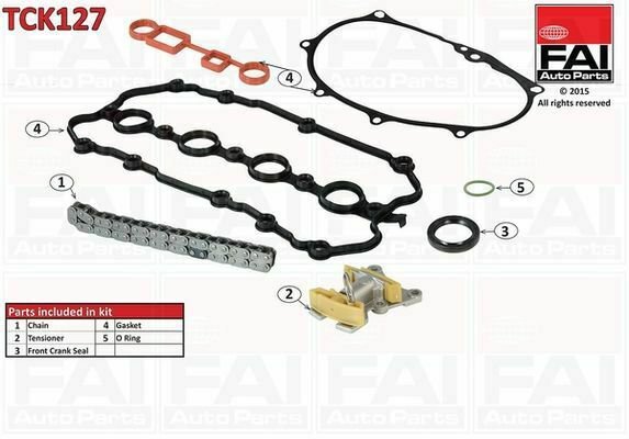 FAI AUTOPARTS TCK127 Timing Chain Kit for AUDI, SEAT, SKODA, VW
