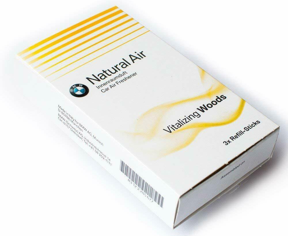 BMW 83122285677 Refill Natural Air Car Freshener Vitalizing Woods (OE GENUINE)