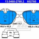 ATE 13.0460-2760.2 Brake Pad Set, disc brake for BMW