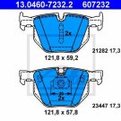 ATE 13.0460-7232.2 Brake Pad Set, disc brake for BMW
