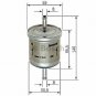 BOSCH 0450905002 Fuel filter for ALFA ROMEO, AUDI, BMW, CITROËN, DAEWOO, FIAT, L