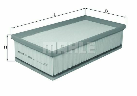 MAHLE LX 3754 Air Filter for CITRO&Atilde;�N, DS, OPEL, PEUGEOT, TOYOTA