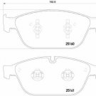 BREMBO P85128 Brake Pad Set, disc brake for AUDI