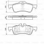 BOSCH 0986494063 Brake Pad Set, disc brake for MINI