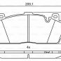 BOSCH 0986494762 Brake Pad Set, disc brake for BMW