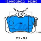 ATE 13.0460-2860.2 Brake Pad Set, disc brake for AUDI, VW