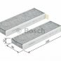 BOSCH 1987435522 Filter, interior air for CITRO&Atilde;�N, DS, OPEL, PEUGEOT, TOYOTA