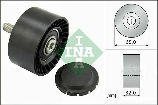 INA 532066010 Deflection/Guide Pulley, v-ribbed belt for ALPINA, BMW
