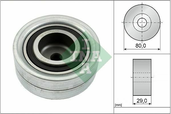 INA 532011110 Deflection/Guide Pulley, timing belt for AUDI, SEAT, SKODA, VW