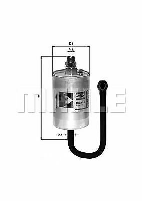 MAHLE KL69 Fuel filter for PORSCHE