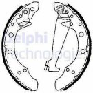 DELPHI LS1625 Brake Shoe Set for AUDI, SEAT, SKODA, VW