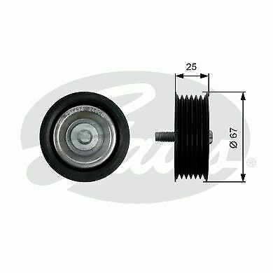 GATES T36434 Deflection/Guide Pulley, v-ribbed belt for MERCEDES-BENZ