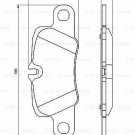BOSCH 0986494431 Brake Pad Set, disc brake for PORSCHE