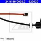ATE 24.8190-0020.2 Warning Contact, brake pad wear for AUDI