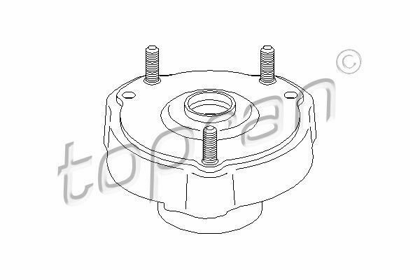 TOPRAN 407800 Top Strut Mounting for MERCEDES-BENZ