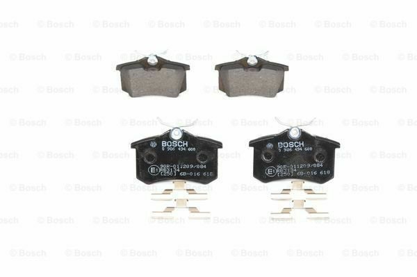 BOSCH 0986494600 Brake Pad Set, disc brake for AUDI, RENAULT, SEAT, VW