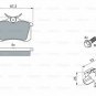 BOSCH 0986494600 Brake Pad Set, disc brake for AUDI, RENAULT, SEAT, VW