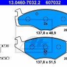 ATE 13.0460-7032.2 Brake Pad Set, disc brake for SEAT, VW