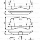 BOSCH 0986494446 Brake Pad Set, disc brake for AUDI